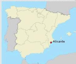 Alicante map