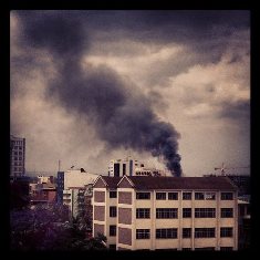 Kenya Mall smoke